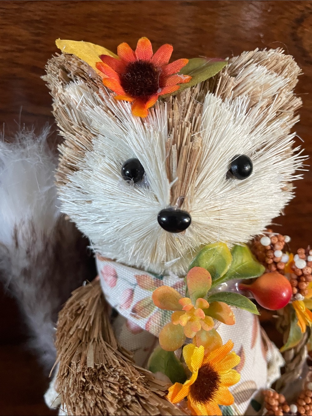 Sisal Autumn Fox Accent in Cream and Brown - Picture 5 of 5